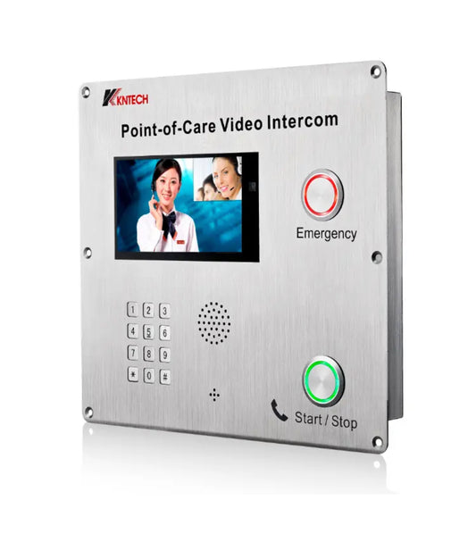 Stainless steel Metal Case sip intercom Video 2 way interface