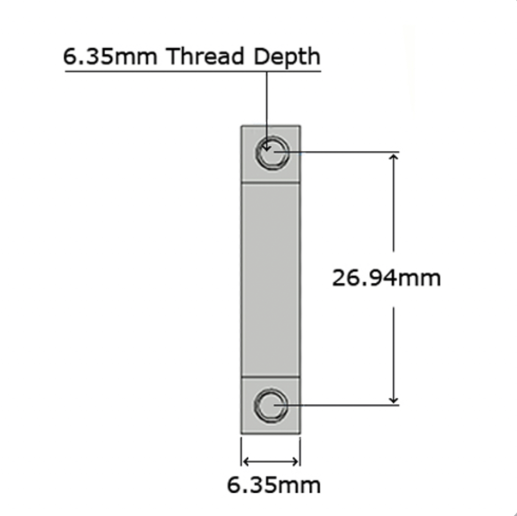 Pillow Block 6.35mm 14 Bore